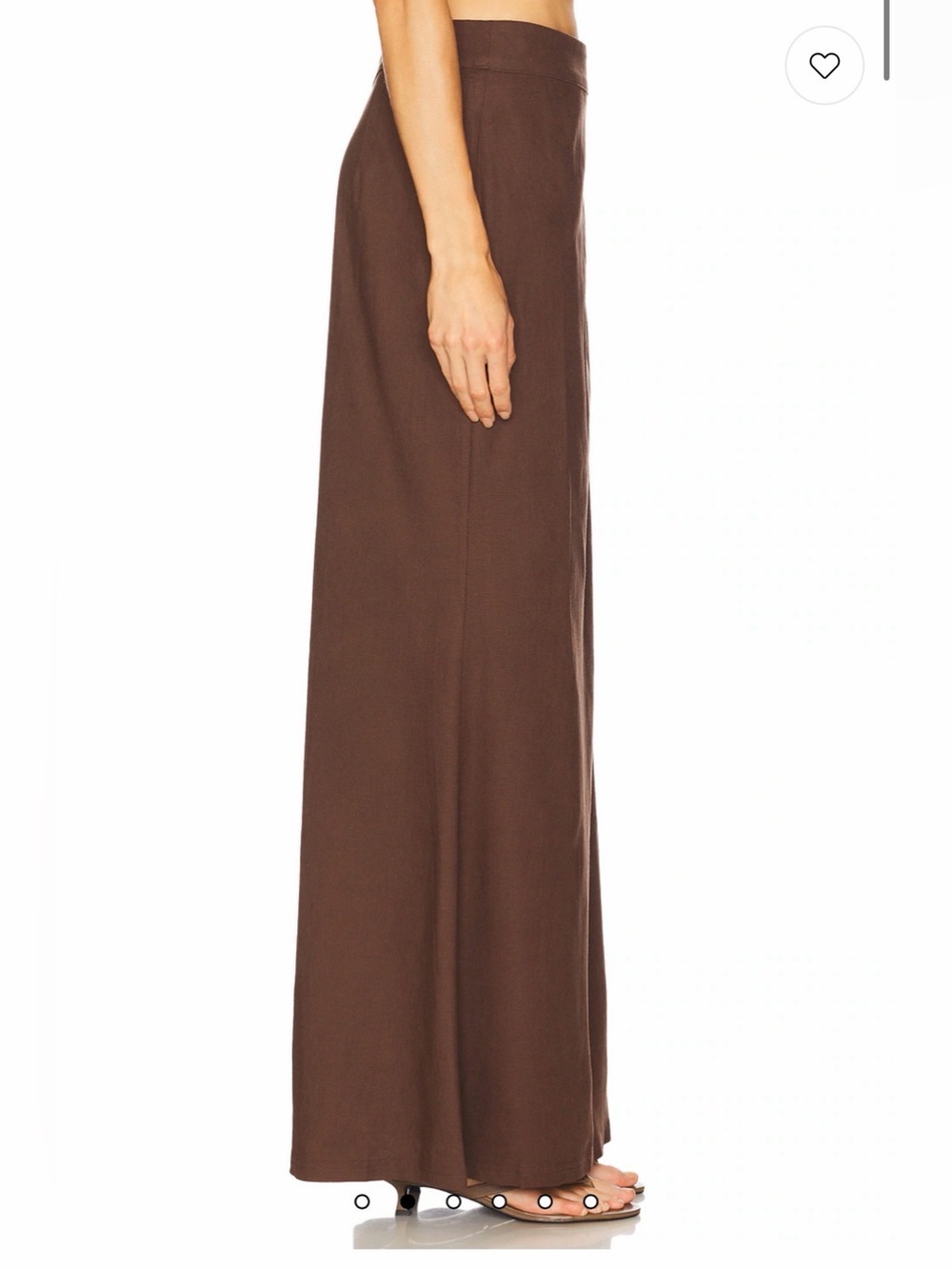 Riot Swim Callen Side Tie Maxi Skirt in Chocolate new with tag - Picture 4 of 10